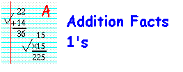 Addition Facts Ones